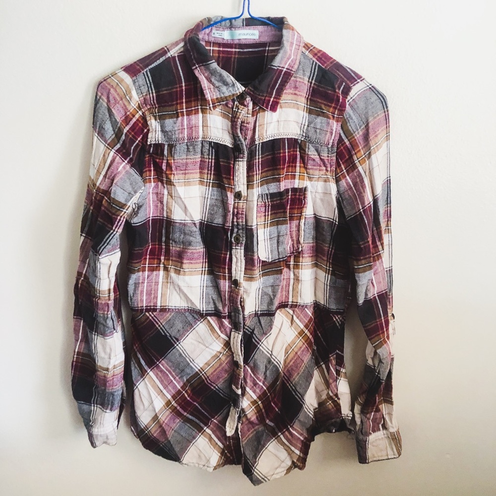 Maurices Plaid Shirt